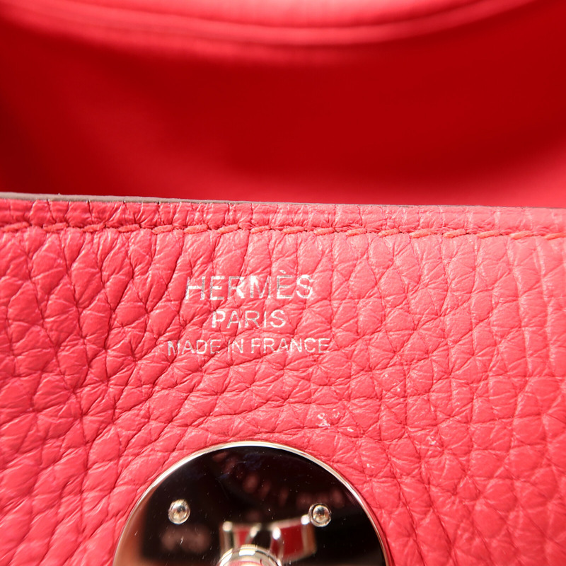HERMES Clemence皮革Lindy 26手挽肩背兩用袋-5