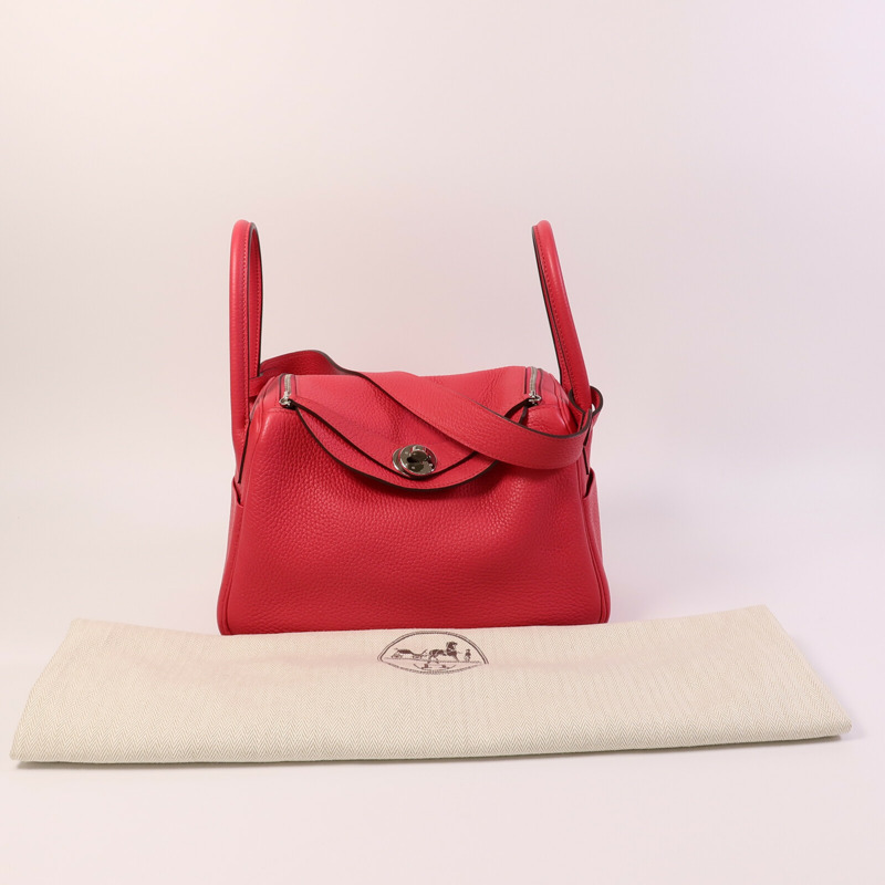 HERMES Clemence皮革Lindy 26手挽肩背兩用袋-9