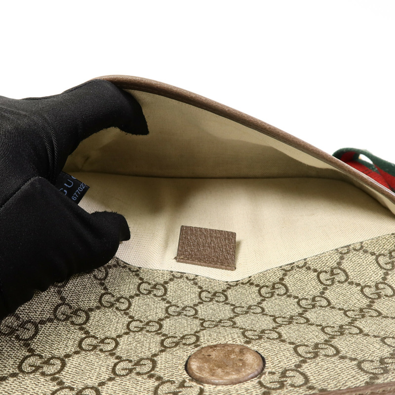 GUCCI 塗層帆布Neo Vintage GG Supreme腰包-4