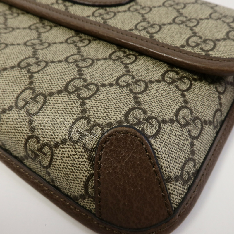 GUCCI 塗層帆布Neo Vintage GG Supreme腰包-10