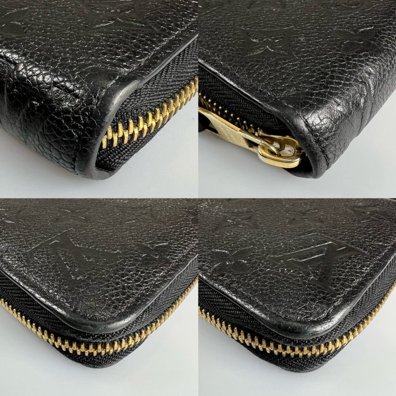 LV M61864 黑壓紋ㄇ拉長夾-10