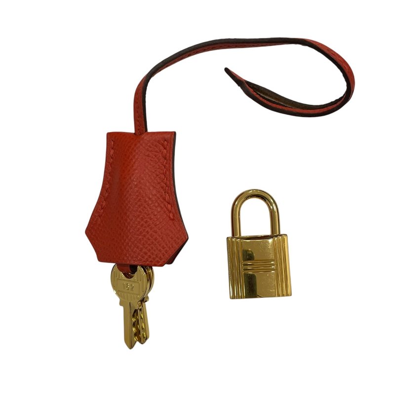 HERMES 愛馬仕 KELLY 28 凱莉包 EPSON 橘色系 金釦-15