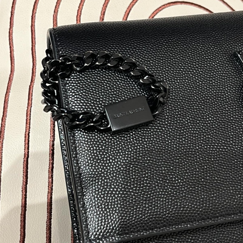 YSL Kate small Black Caviar flap-5