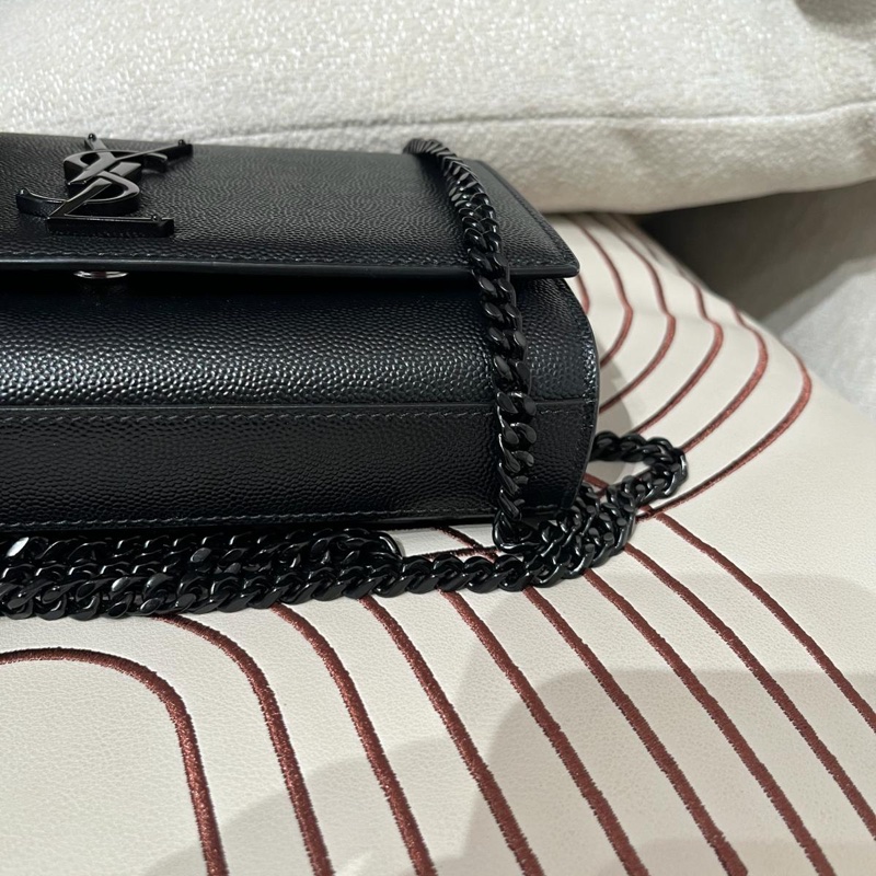 YSL Kate small Black Caviar flap-9