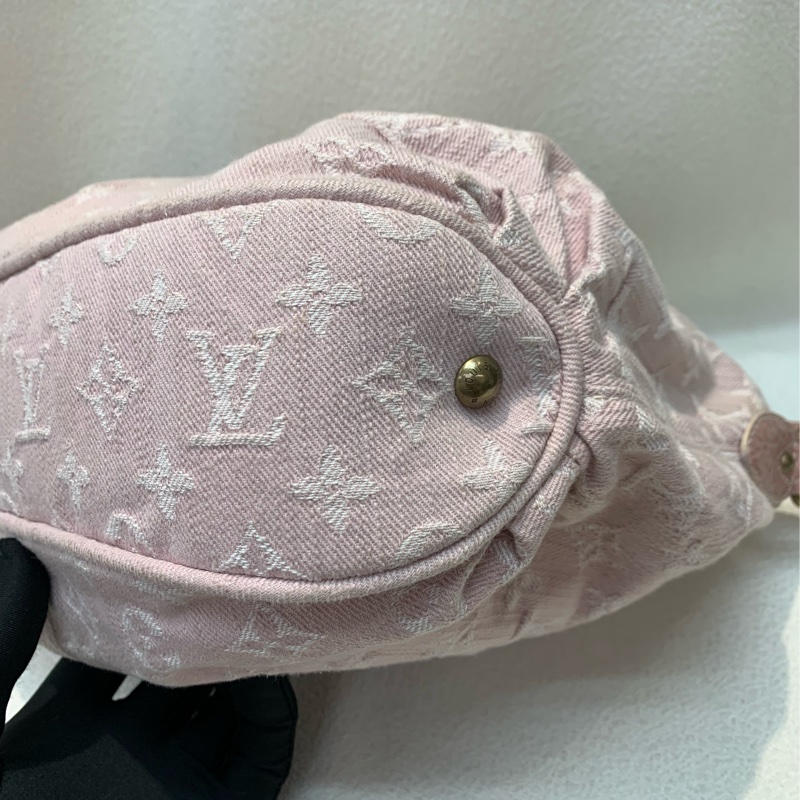 Louis Vuitton LV 路易威登粉紅色牛仔丹寧斜孭袋-4