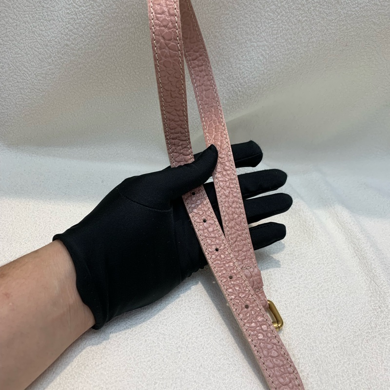 Louis Vuitton LV 路易威登粉紅色牛仔丹寧斜孭袋-26