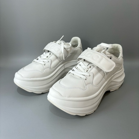 Gucci/古馳 Wave白色厚底老爹鞋，運動休閒鞋，尺碼：39碼，偏大