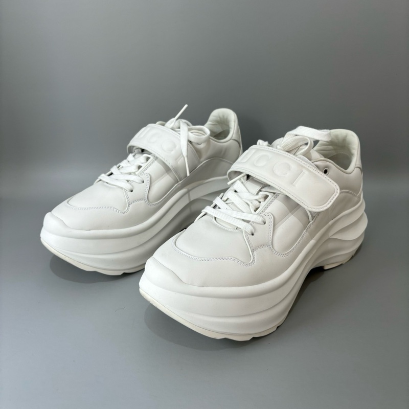 Gucci/古馳 Wave白色厚底老爹鞋,運動休閒鞋,尺碼:39碼,偏大-0
