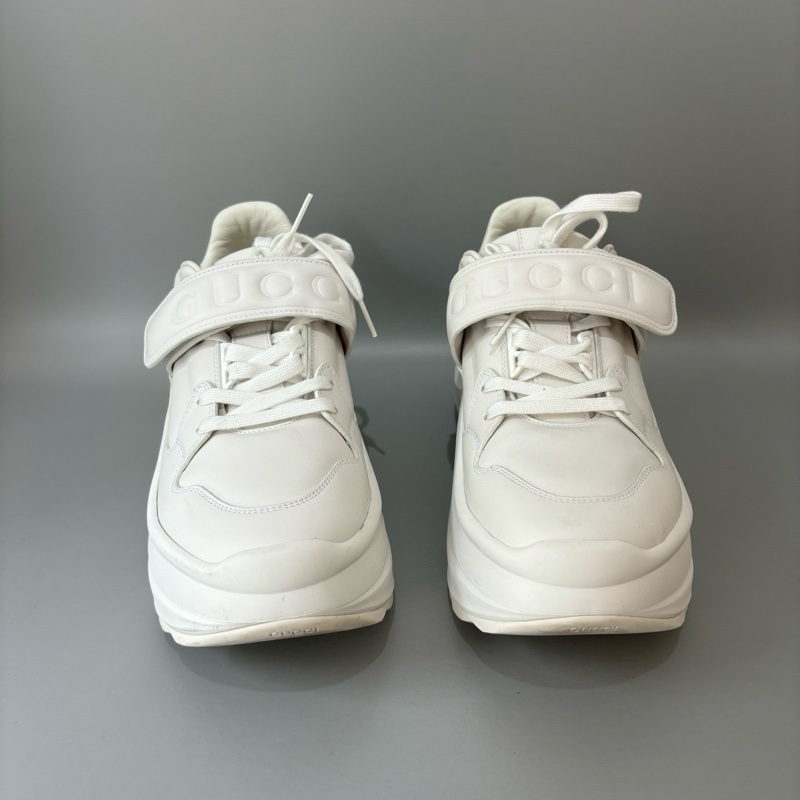 Gucci/古馳 Wave白色厚底老爹鞋,運動休閒鞋,尺碼:39碼,偏大-1