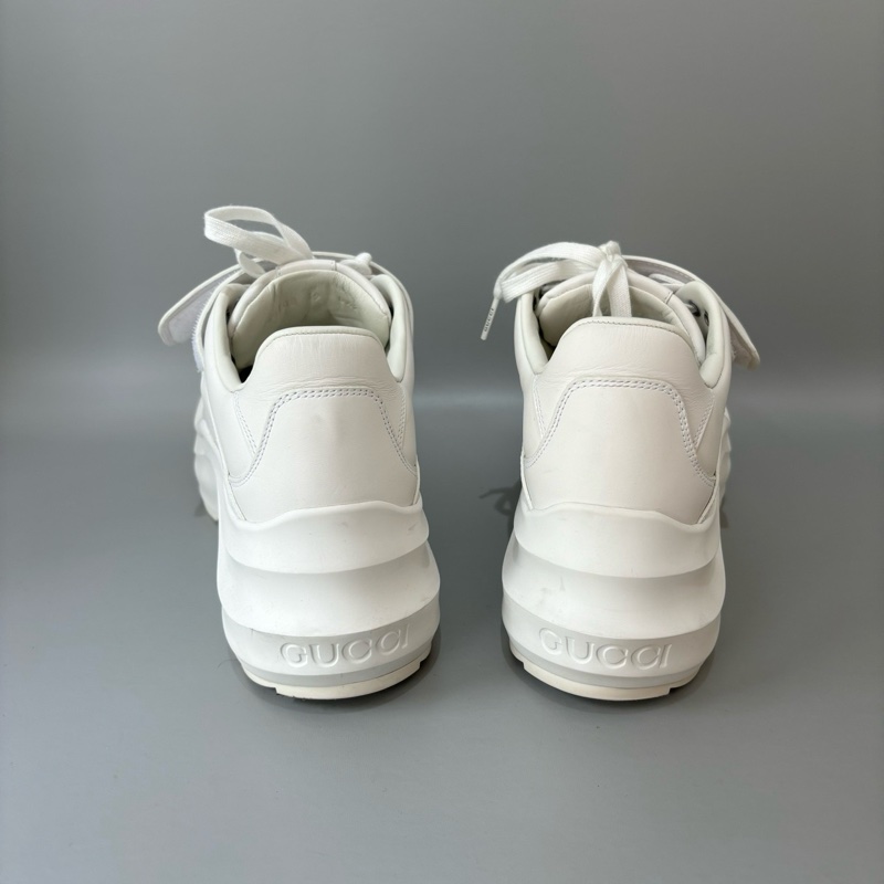 Gucci/古馳 Wave白色厚底老爹鞋,運動休閒鞋,尺碼:39碼,偏大-2