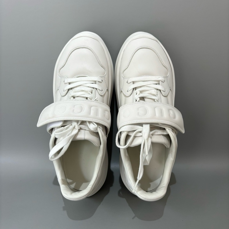 Gucci/古馳 Wave白色厚底老爹鞋,運動休閒鞋,尺碼:39碼,偏大-3