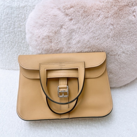 Hermes mini halzan 杏桃棕色 A刻