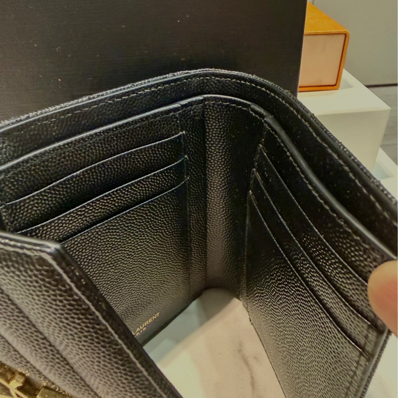 CASSANDRE SAINT LAURENT MATELASSÉ絎縫小型信封錢包-2