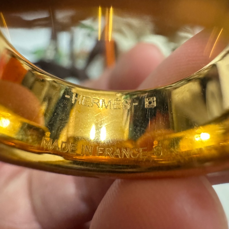 hermes olympe戒指s號金色-7