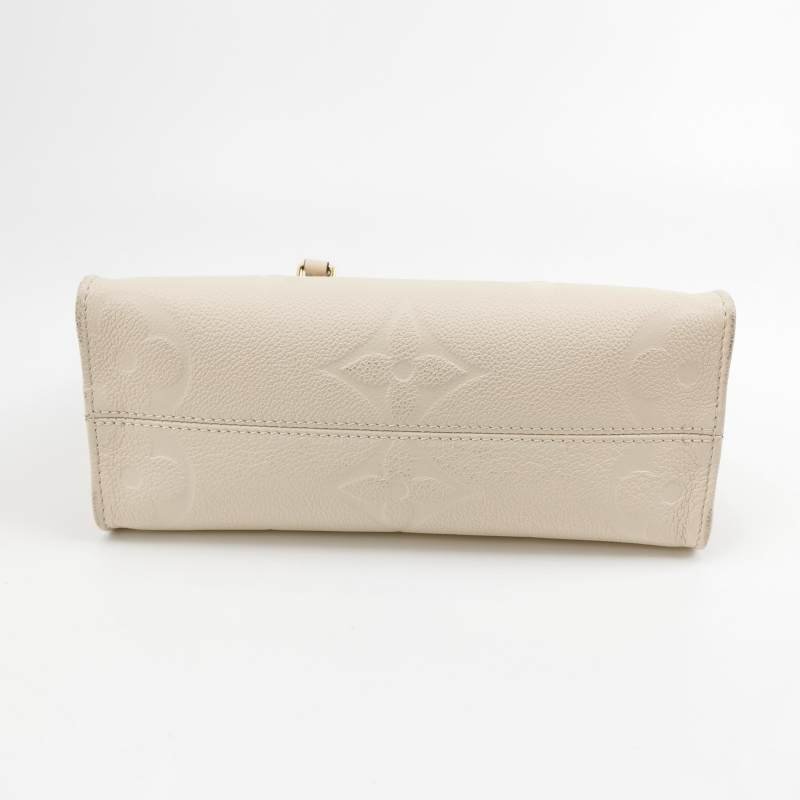 Louis Vuitton (LV) Onthego小號牛皮壓花老花手提包晶片款-5