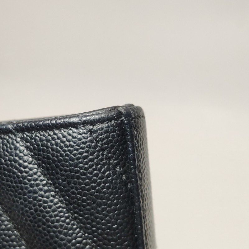 Saint Laurent Envelope牛皮V紋絎縫YSL標誌斜背包肩背包-16
