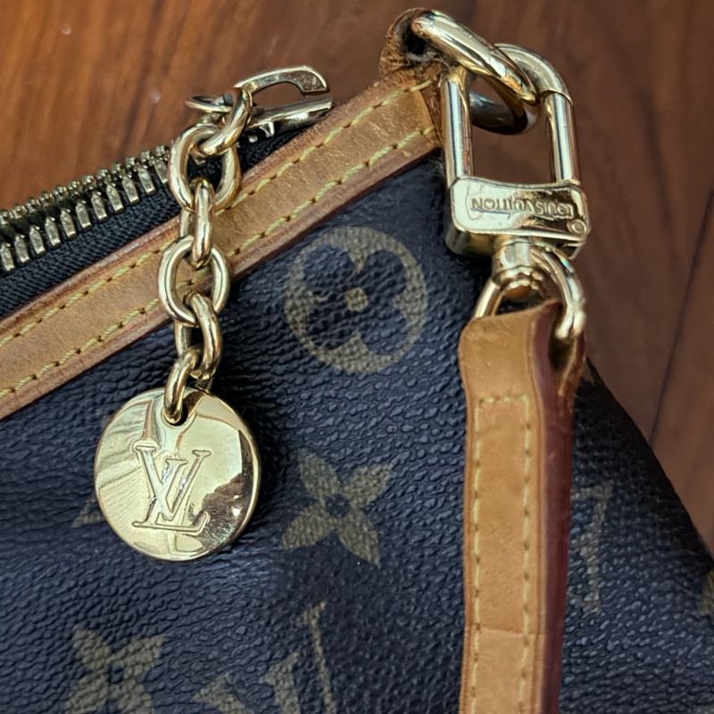 Louis Vuitton LV 2用 水餃包 手提 肩背-4