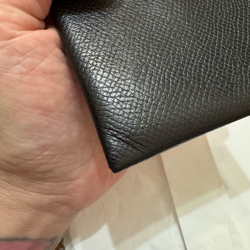 hermes零錢包黑色-13