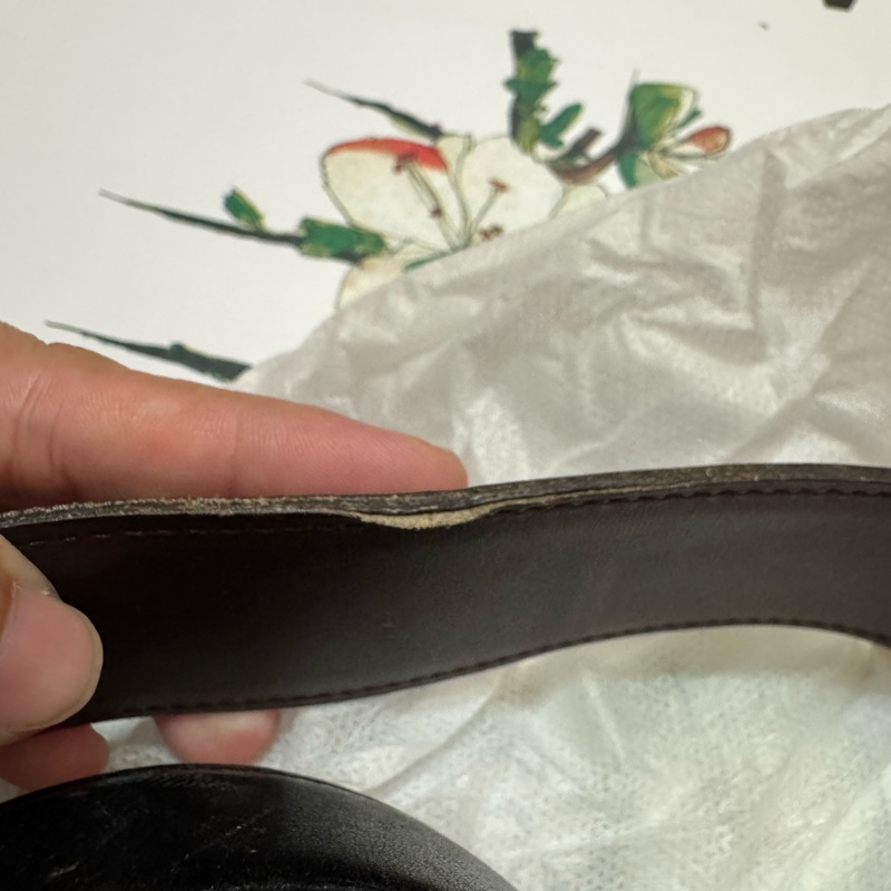 hermes皮帶金色90公分-4