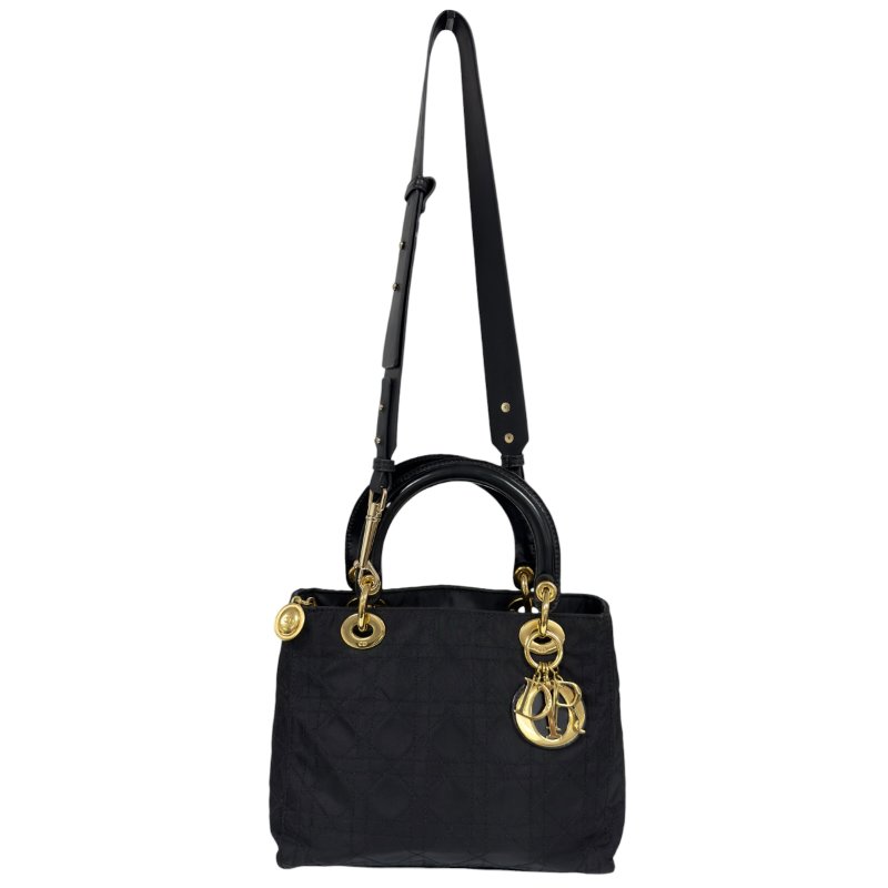 DIOR *自加帶>送無品牌肩帶* 中古 Lady Dior 2用袋-1