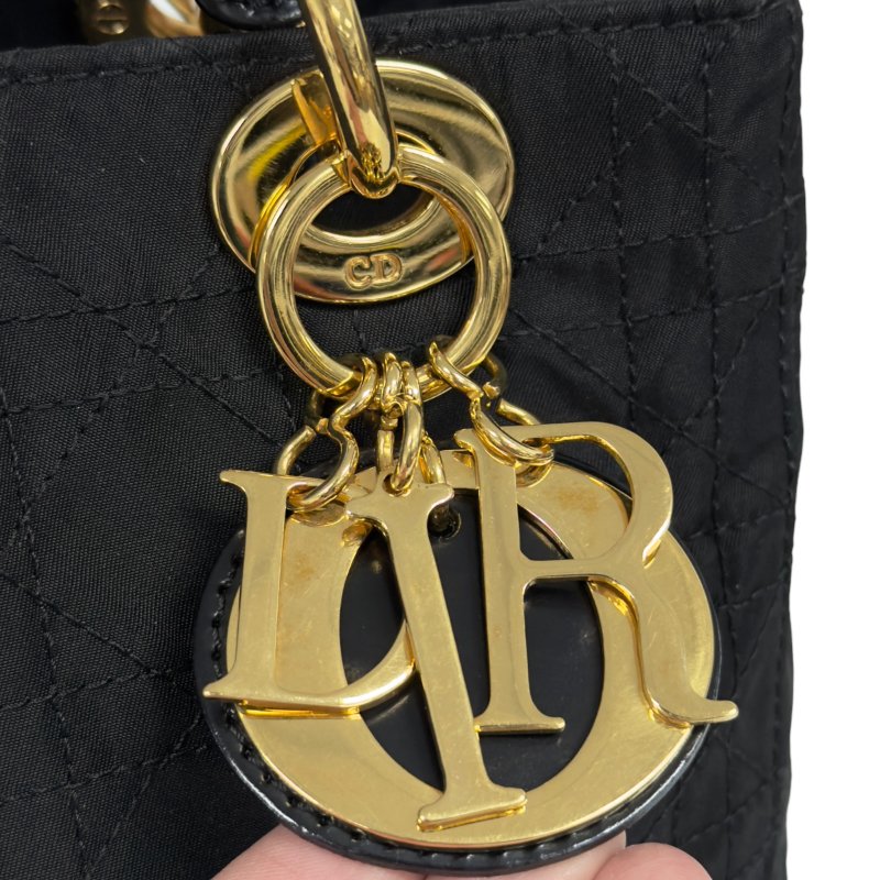 DIOR *自加帶>送無品牌肩帶* 中古 Lady Dior 2用袋-3
