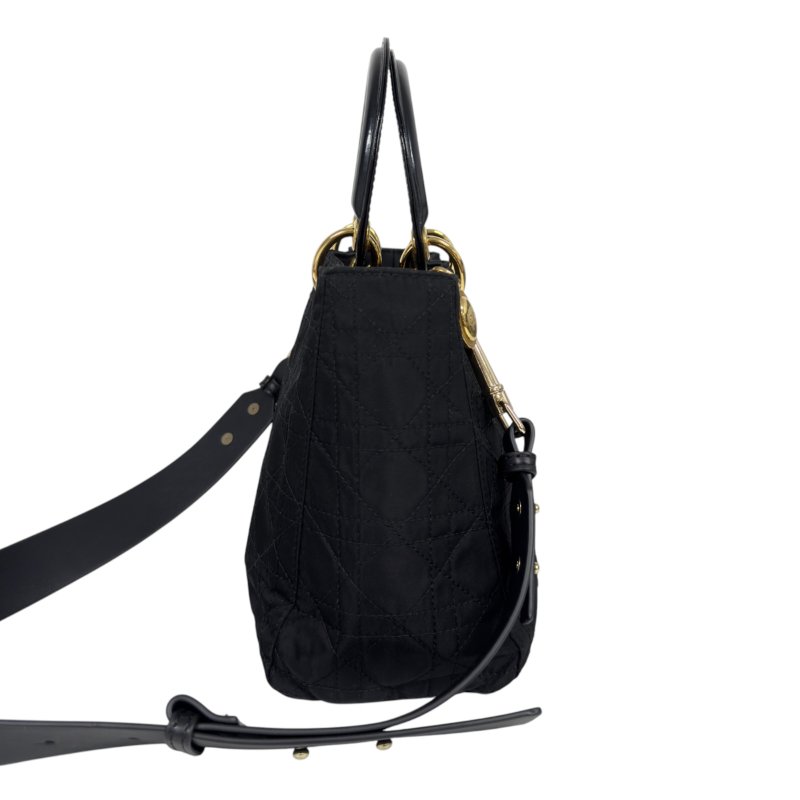 DIOR *自加帶>送無品牌肩帶* 中古 Lady Dior 2用袋-6