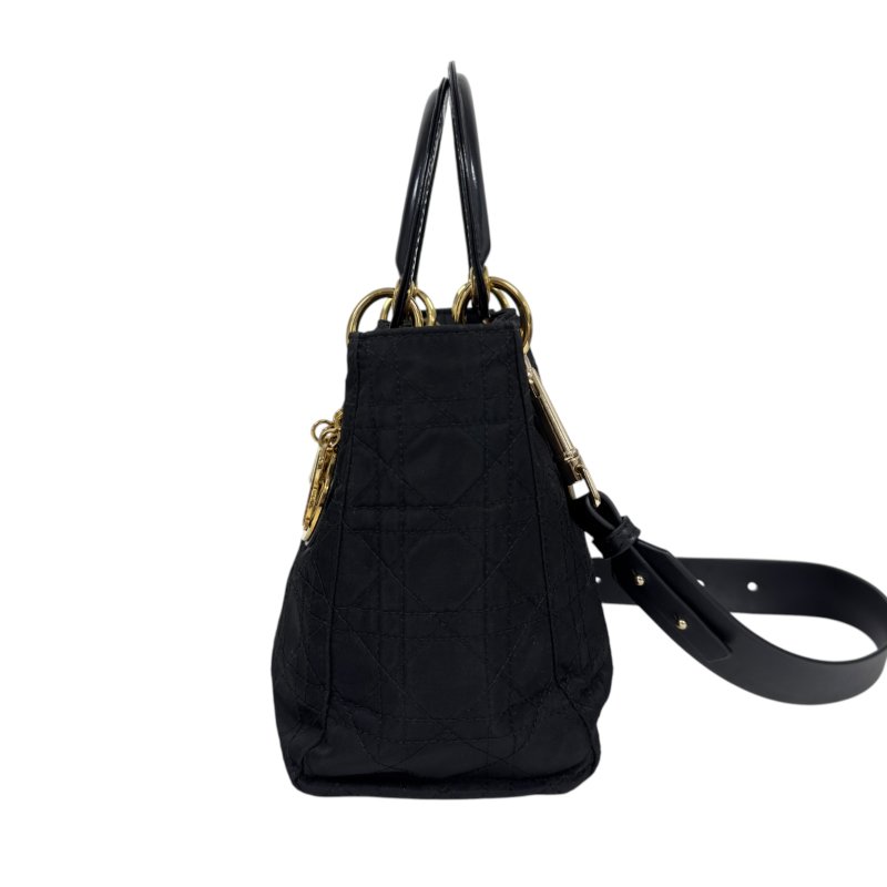 DIOR *自加帶>送無品牌肩帶* 中古 Lady Dior 2用袋-9
