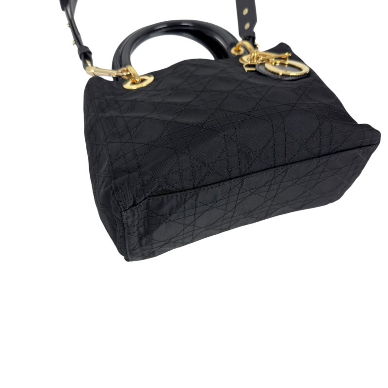 DIOR *自加帶>送無品牌肩帶* 中古 Lady Dior 2用袋-10