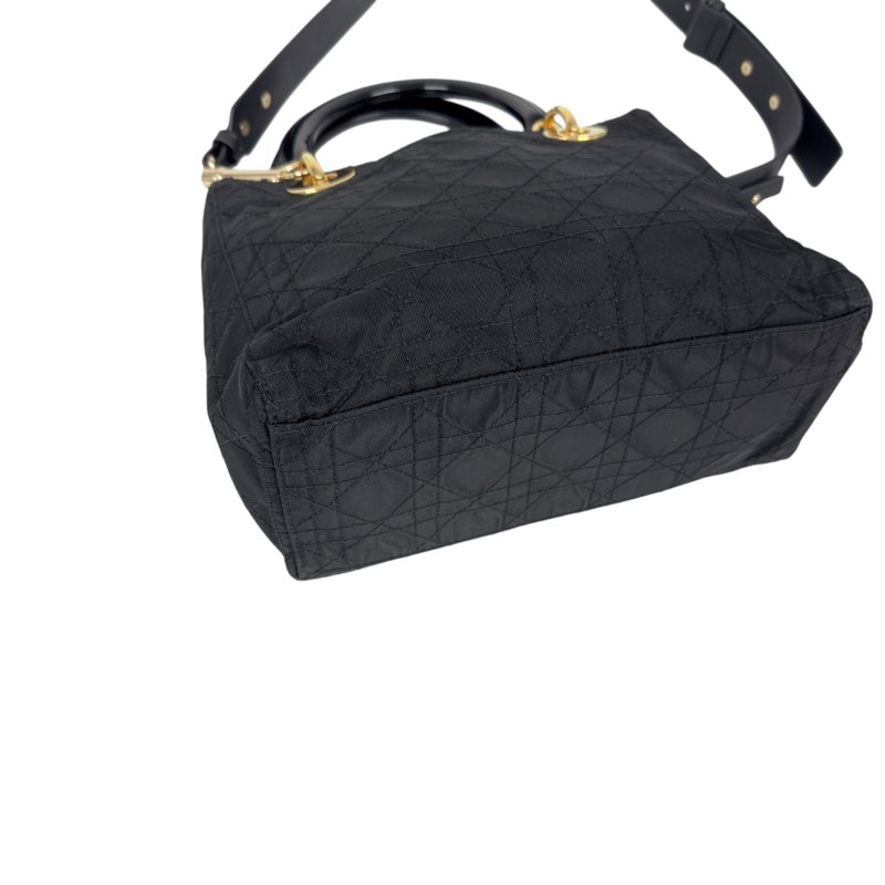 DIOR *自加帶>送無品牌肩帶* 中古 Lady Dior 2用袋-12