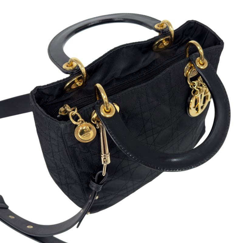 DIOR *自加帶>送無品牌肩帶* 中古 Lady Dior 2用袋-15