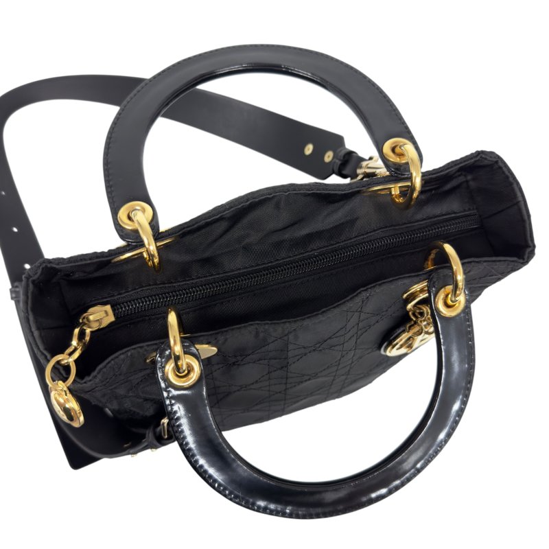 DIOR *自加帶>送無品牌肩帶* 中古 Lady Dior 2用袋-16