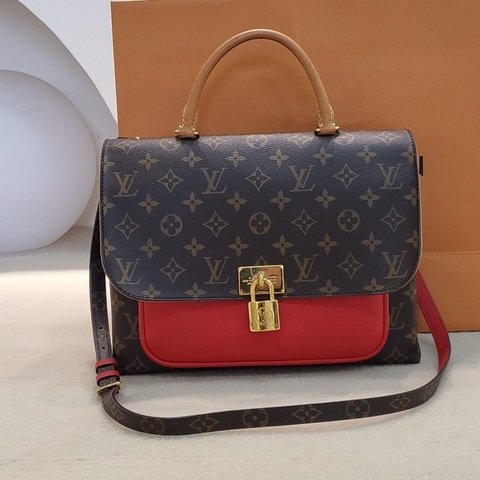 路易威登/Louis Vuitton mairgnan鎖頭包郵差包