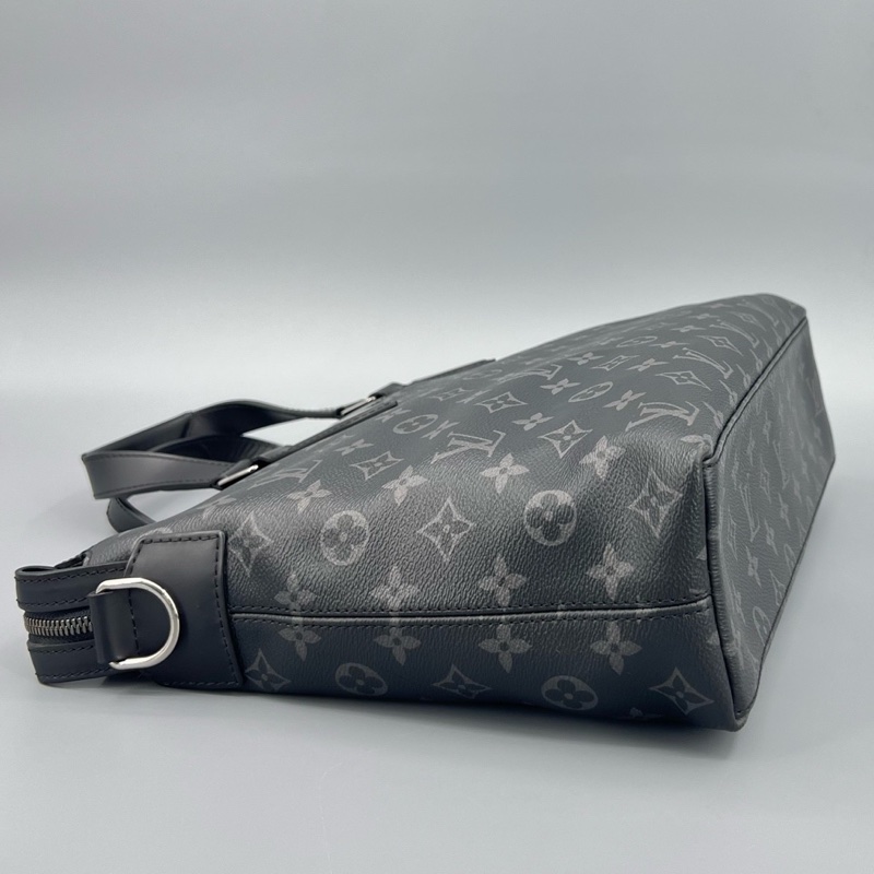 Louis Vuitton 路易威登 黑老花黑武士手提公文斜挎包 38*28-2