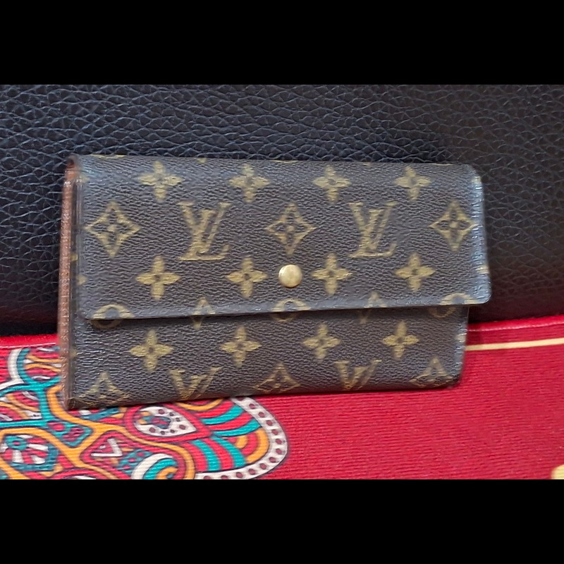 美品／日本二手／LV長夾／內有長零錢袋-6