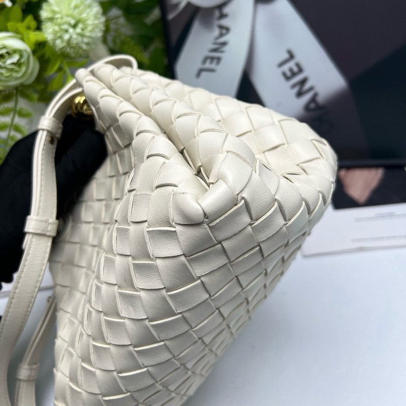 99新✨Bottega Veneta bv 葆蝶家 parachute降落傘包單肩包斜挎包手提包舒淇同款 最新芯片款 小號 💛正品-5