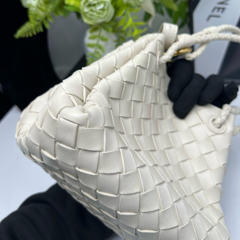 99新✨Bottega Veneta bv 葆蝶家 parachute降落傘包單肩包斜挎包手提包舒淇同款 最新芯片款 小號 💛正品-6