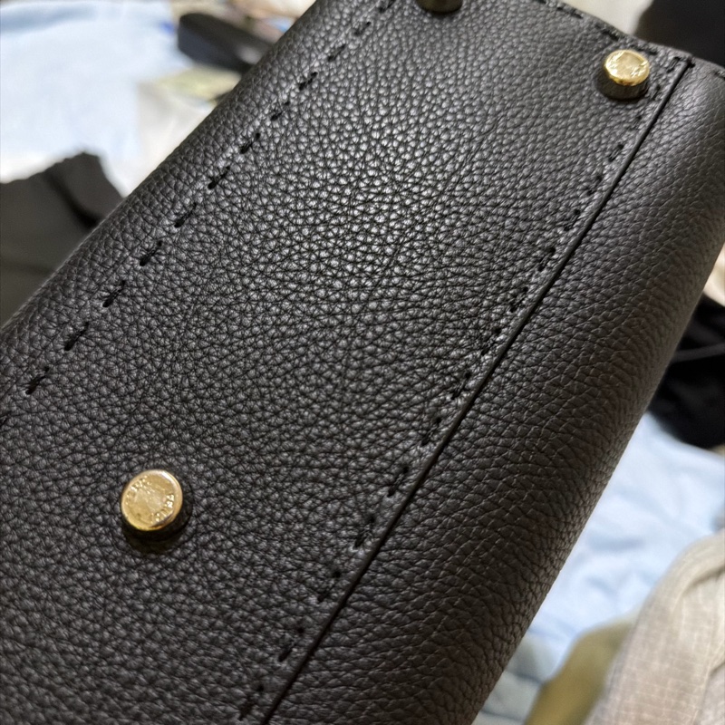 黑色牛皮Peekaboo 兩用包 8BN290-14