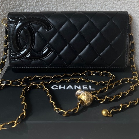 Chanel 香奈兒康鵬翻蓋長款錢包
