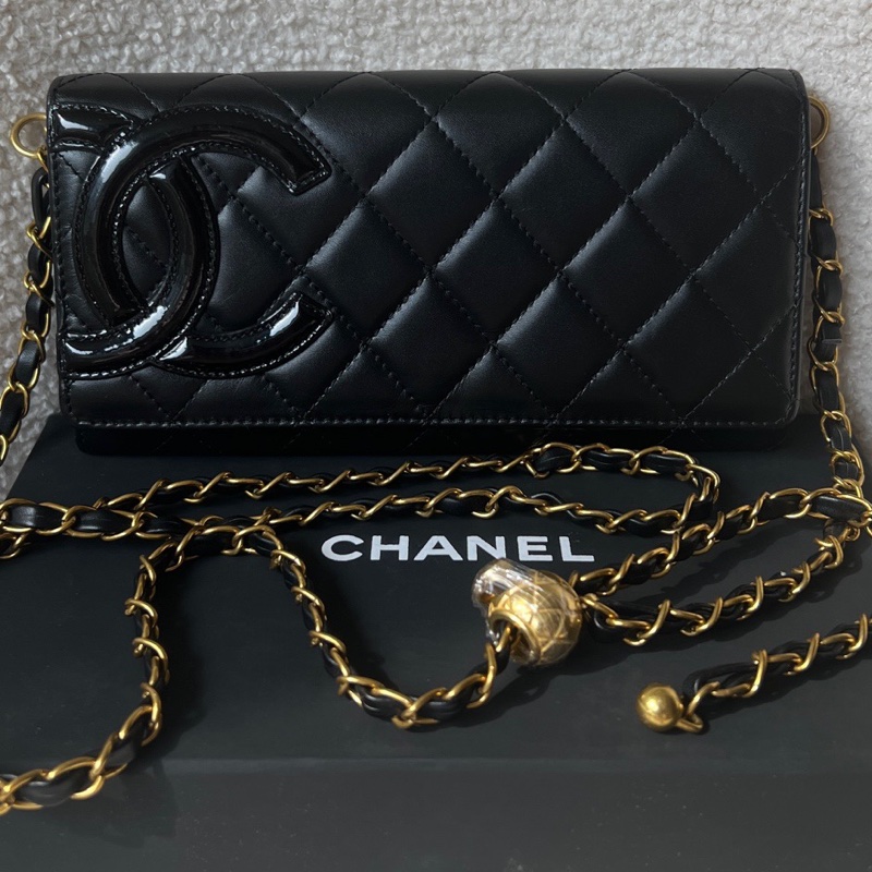 Chanel 香奈兒康鵬翻蓋長款錢包-0