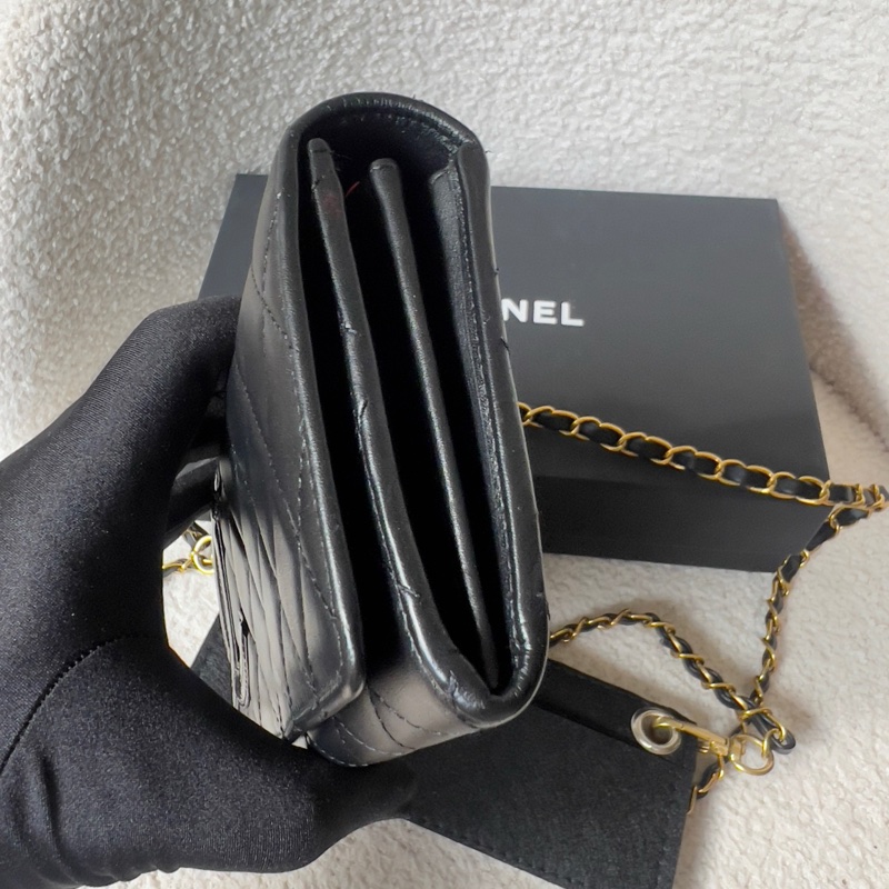 Chanel 香奈兒康鵬翻蓋長款錢包-2