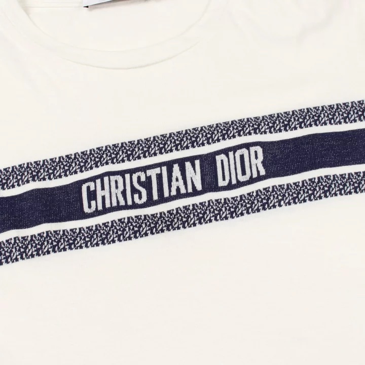 Dior刺繡圖案T恤-4