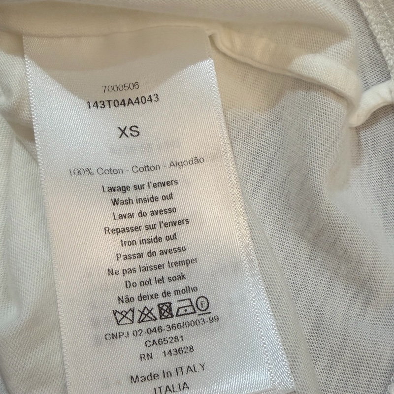 Dior刺繡圖案T恤-5