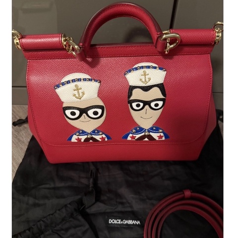 Dolce & Gabbana Sicily leather handbag