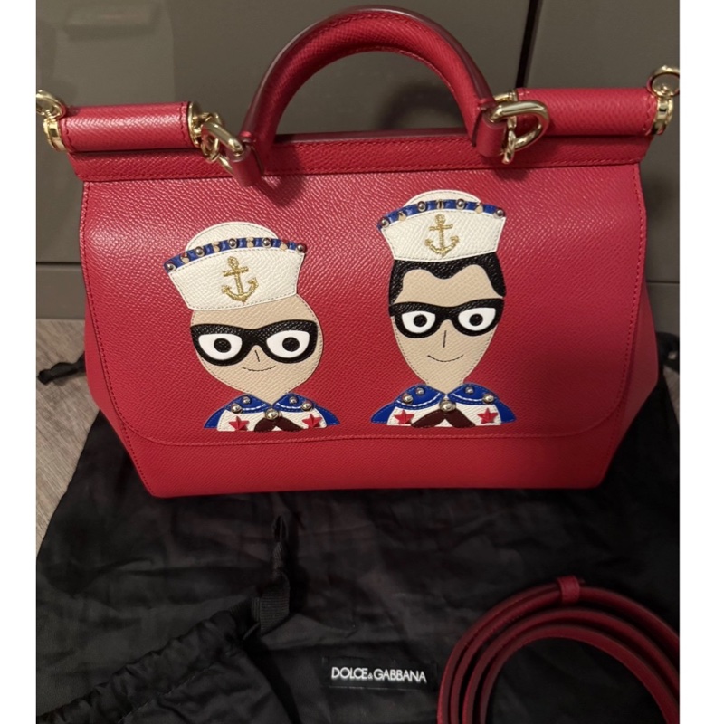 Dolce & Gabbana Sicily leather handbag-0