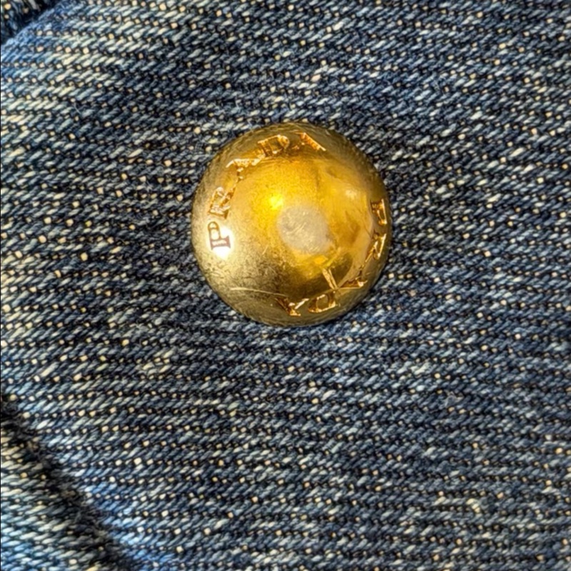 Prada大號牛仔沙灘包-5