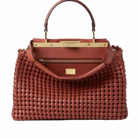 Fendi 女士 Peekaboo 中號單肩包均碼碼中號、33cm*12cm*26cm