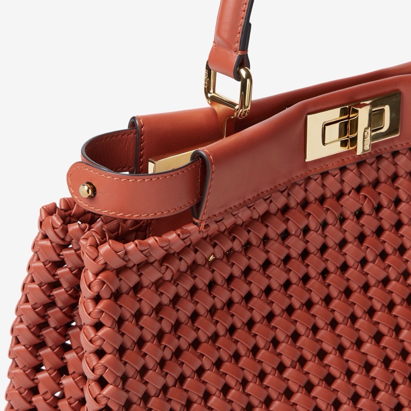 Fendi 女士 Peekaboo 中號單肩包均碼碼中號、33cm*12cm*26cm-3