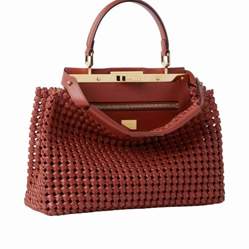 Fendi 女士 Peekaboo 中號單肩包均碼碼中號、33cm*12cm*26cm-4