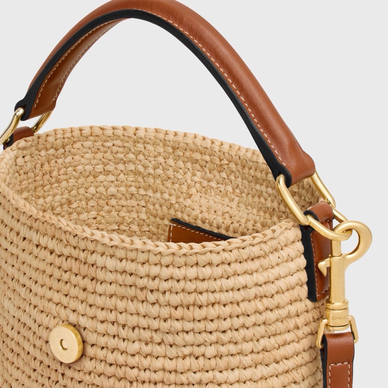 Celine 女士 迷你徽標單肩包 MINI、13.5cm*10cm*16cm-3