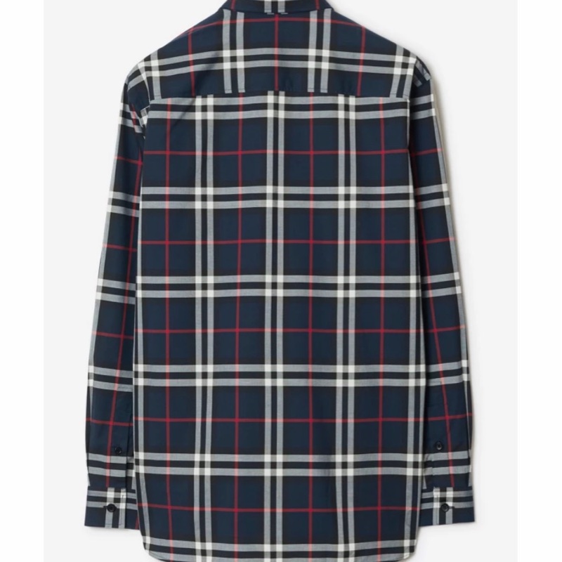 Burberry 男士 翻領長袖襯衫M L XXL碼-3